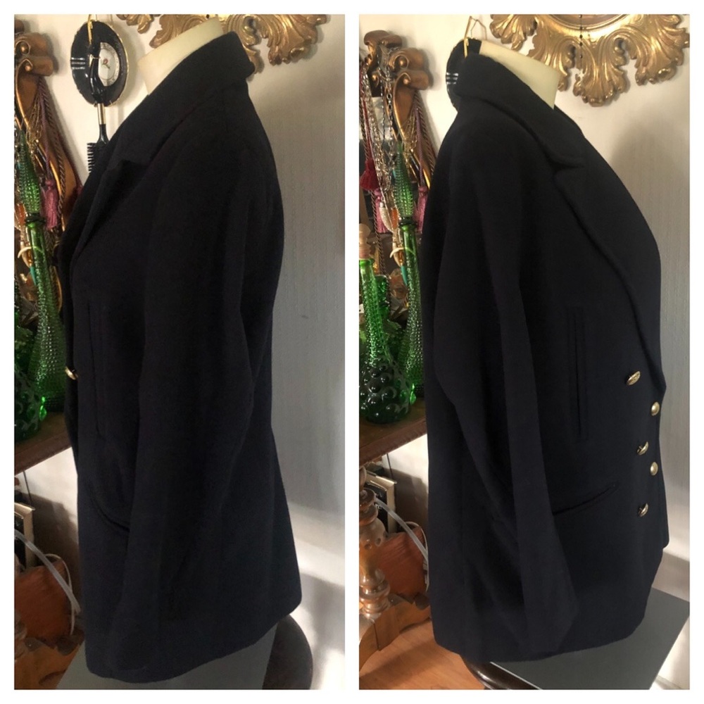 Navy Blue Peacoat by H&M - Picture 6 of 14